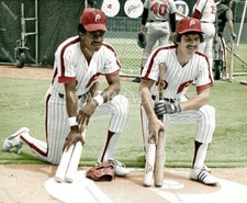CQ648 Dave Cash - Larry Bowa Philadelphia 8x10 11x14 16x20 Colorized Photo