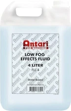 Antari FLL4 Low Lying Fog Fluid - 4 Liter, Odorless, blue
