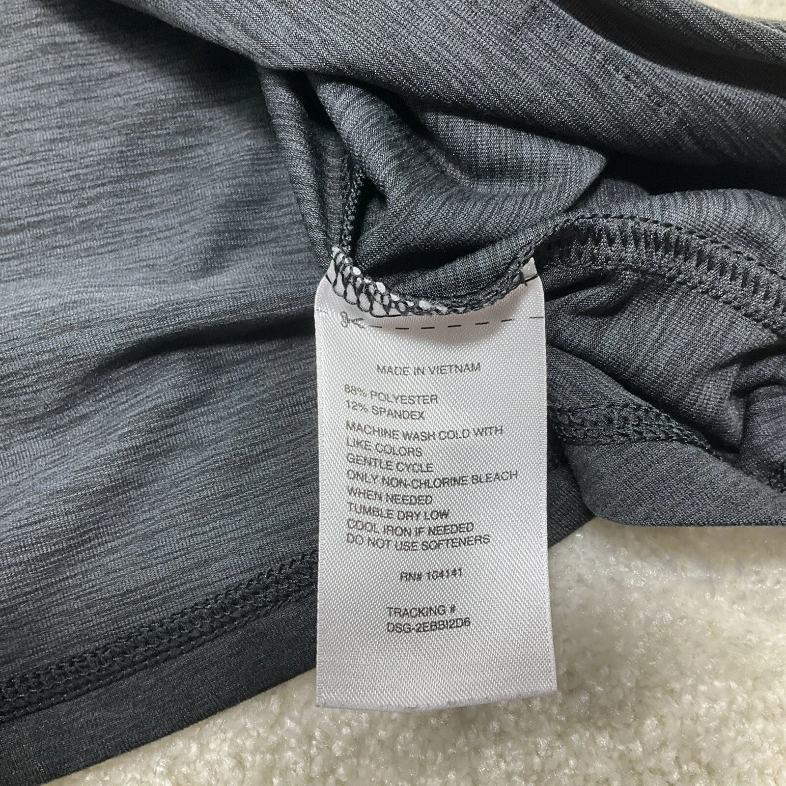 VETEMENTS Felpa con cappuccio Reebok ragazzo taglia XL (16) manica lunga abbigliamento sportivo grigio scuro