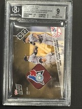 NEW YORK YANKEES 2017 Topps Now Base Relic #645E Clinch 1/1 gold BGS 9