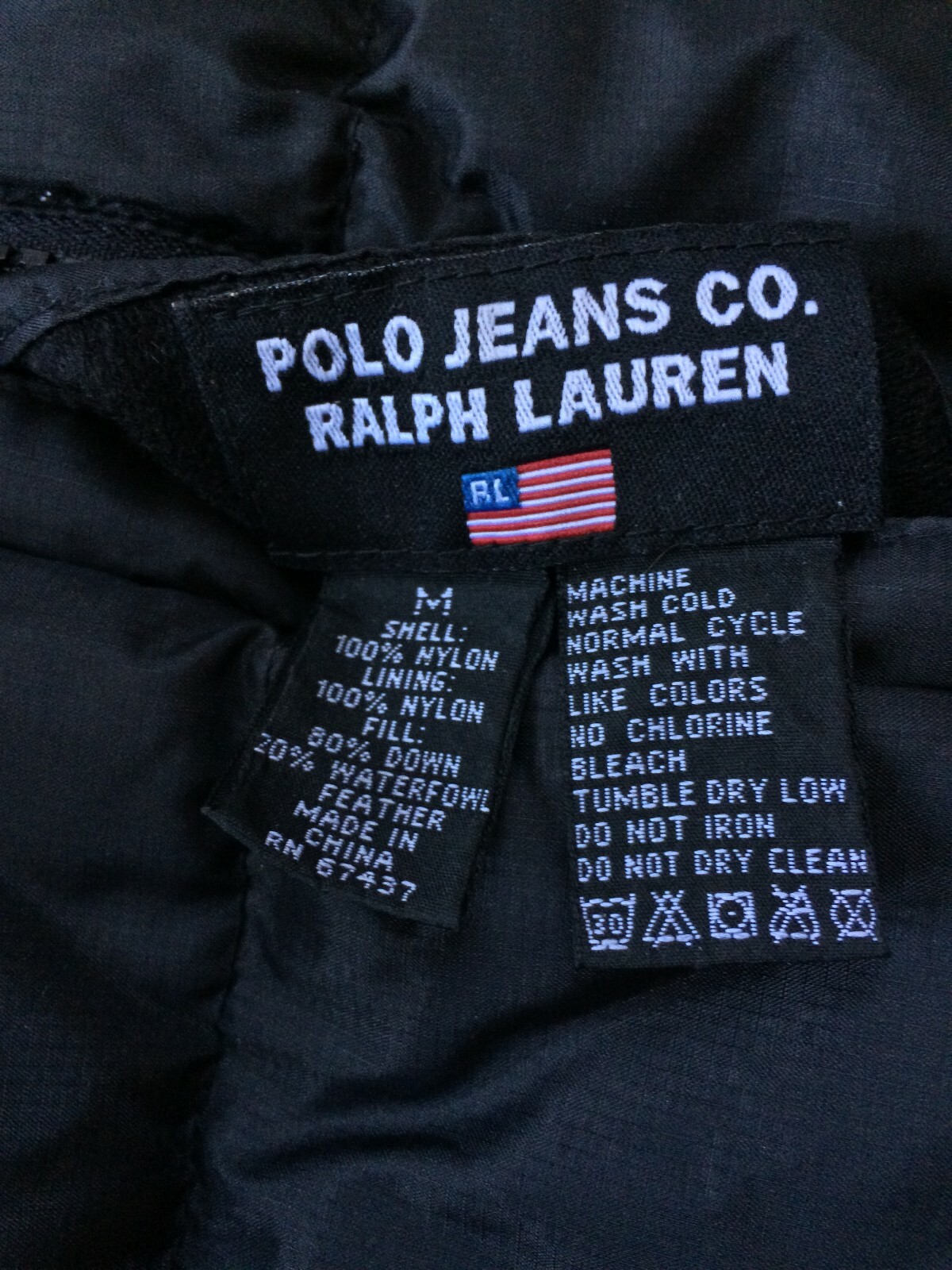 Vintage Ralph Lauren Polo Jeans Co Reversible Down Jacket - NASA USA Bear 92 Ski image 4