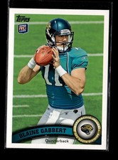 Blaine Gabbert RC: 2011 Topps Rookie Card #360A. rookie card picture