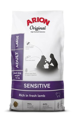 ARION Original Sensitive Adult Large Lamb Rice Trockenfutter 12 kg