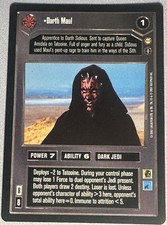 Star Wars CCG Decipher Darth Maul Tantooine