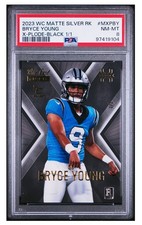 2023 Wild Card Matte Silver Rookie Edition X-PLODE-BLACK  Bryce Young 1/1 PSA 8