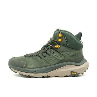 Hoka One Herren Kaha 2 GTX Stiefel Olivgrü Mittelhoch Wanderschuhe EU 44