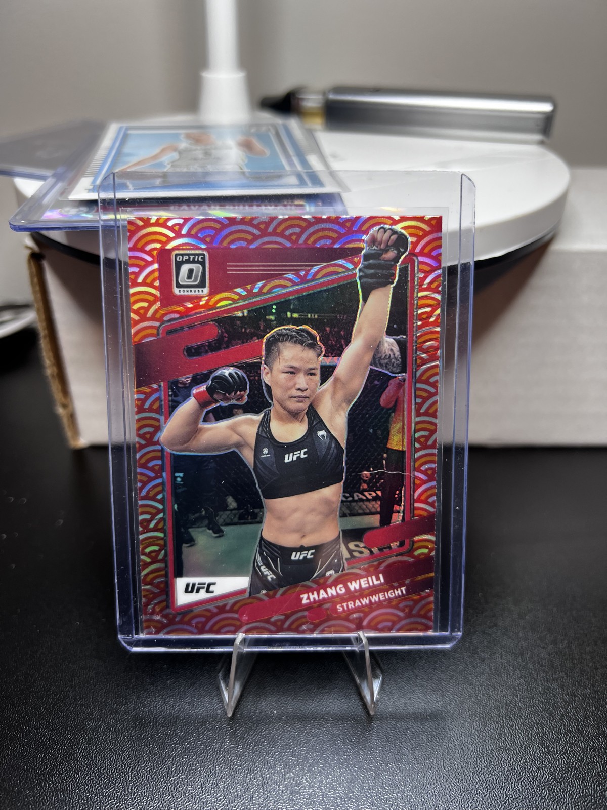 2022 Panini Donruss Optic UFC - Zhang Weili #100 Photon Prizm