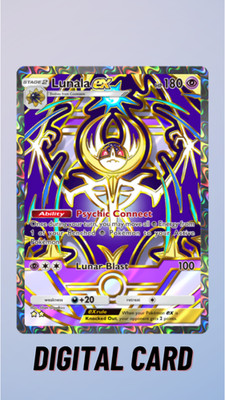Lunala EX Full Art Deluxe Pack ex Pokemon TCG Pocket 2 Star    (English)