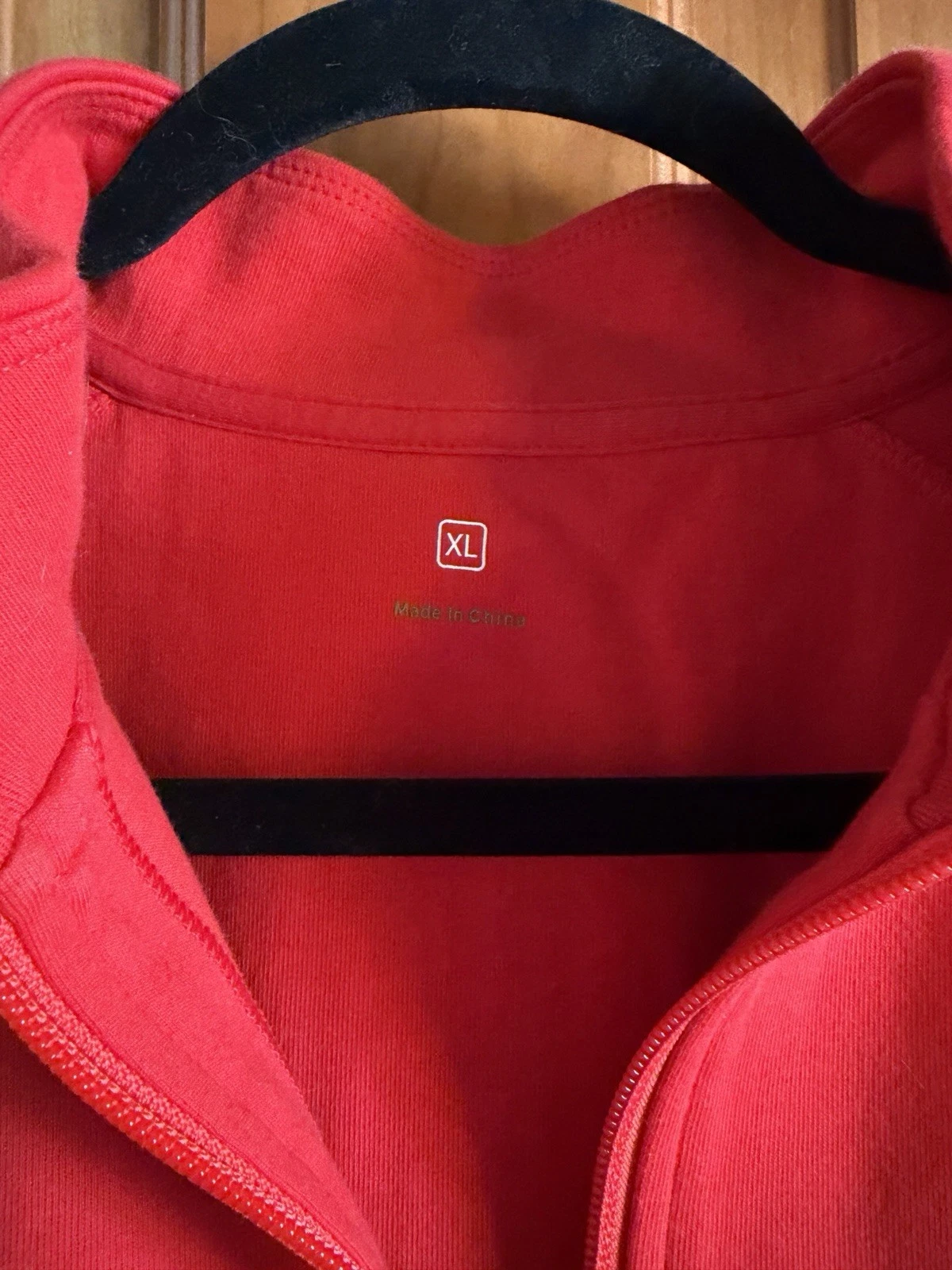 Apple Employee Issued Jacket 1/4 Zip Adult  XL  Red image 5