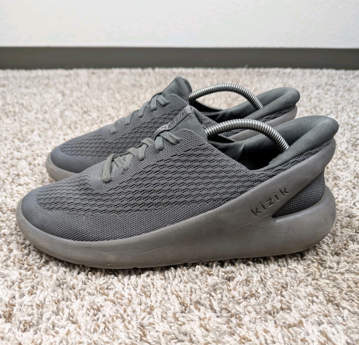 SAOLA Scarpe Kizik Roamer in maglia slip on mani libere uomo 10 5 donna 12 sneakers grigie