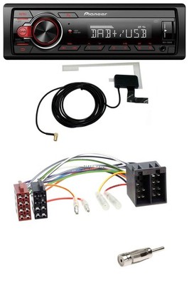 Pioneer 1DIN MP3 DAB USB AUX Autoradio für Porsche Boxster (1996-2004)