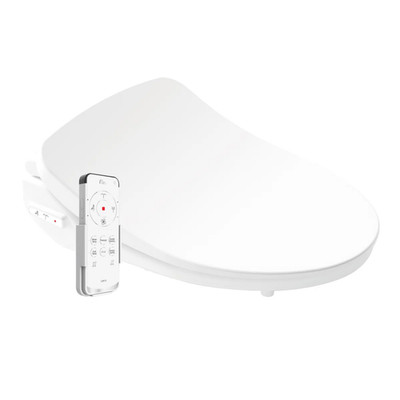 BioBidet Slim 3 Elongated Bidet Toilet Seat, Adjustable Water Temperature Dryer