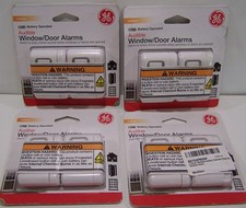 4X GE Audible Window/Door ALARM - Battery Operated 2 Pcs 8 Total 