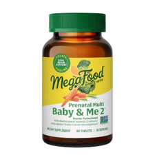 MegaFood Baby & Me 2 Prenatal Multi With Iron...