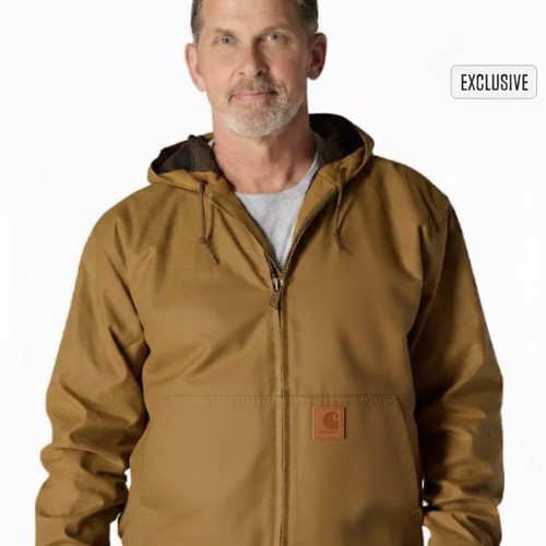 Carhartt  Duck Insulated Active Hooded Jacket LARGE