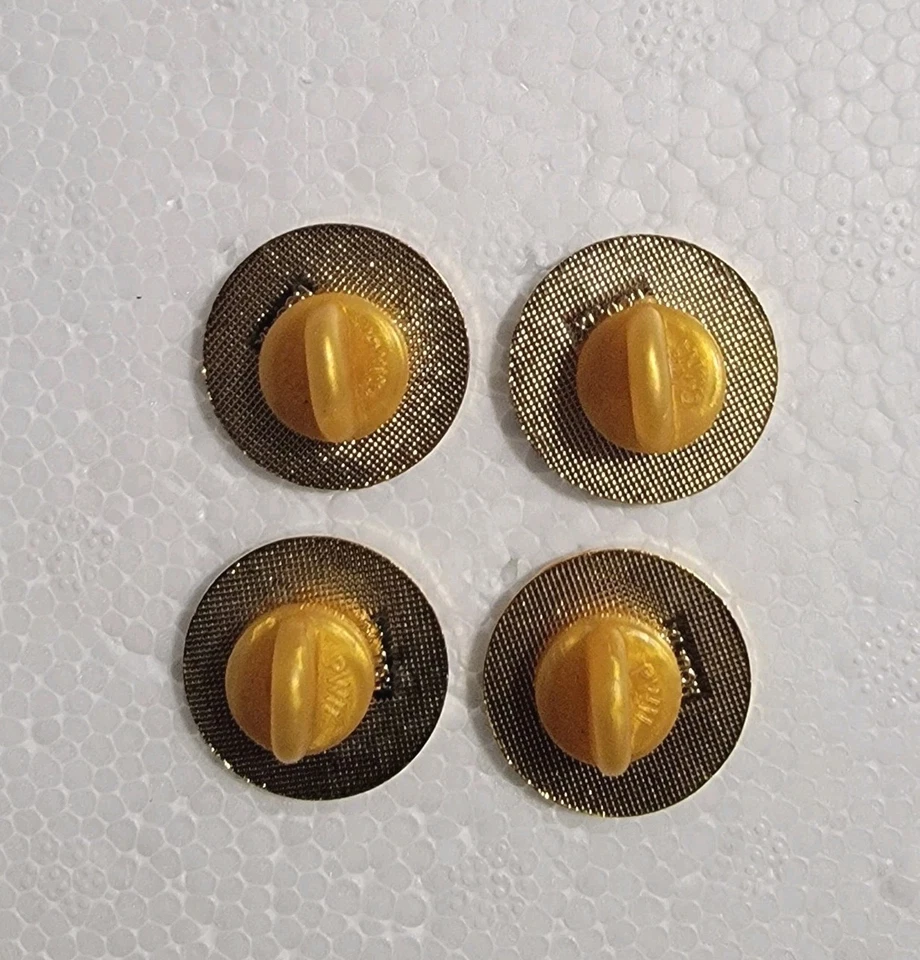 Signo de la Paz Negro Símbolo de la Paz Sombrero Gorra Solapa Prendedor Lote de 4 Foto 2 de 4