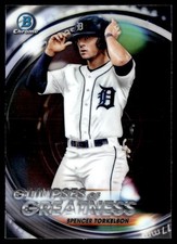 SPENCER TORKELSON 2020 BOWMAN DRAFT GLIMPSES OF GREATNESS RC DETROIT TIGERS
