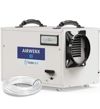 BaseAire AirWerx 55-Beige Crawlspace Dehumidifier 113 Pint with Drain Hose