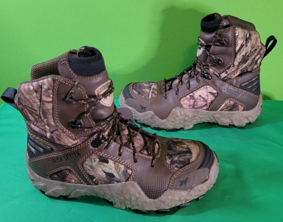 Irish Setter Insulated VAPRTREK 8" WP Hunting Boots, Mossy Oak Camo, Women's 9.5 - Image 3 of 4