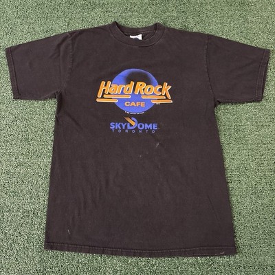 Vintage 1989 Hard Rock Cafe Toronto Skydome Canada T-shirt Size L Made In USA