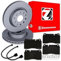 Zimmermann Bremsscheiben 330Mm + BelÄGe Vorne FüR Vw Touareg 7P Bj. 2010 - 2018