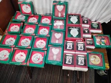 Assorted Hallmark Keepsake Christmas Ornaments Lot of 30 Various Sizes Years New