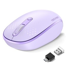Bluetooth Wireless Mouse BT5.0/3.0 2.4G Silent Click Compact and Portable US...