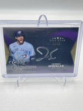 2024 Topps Five Star George Springer Silver Signature 10/25 Purple Blue Jays
