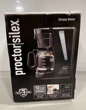 Proctor Silex Frontfill Drip Coffee Maker, Digital & Programmable, 12 Cup Glass