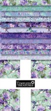 Timeless Treasures - Garden Delight Hummingbird Floral - 42 10" Fabric Squares