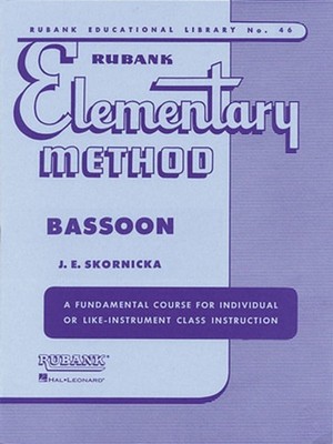 Rubank Elementary Method: Bassoon by Joseph E. Skornicka (English) Paperback Boo