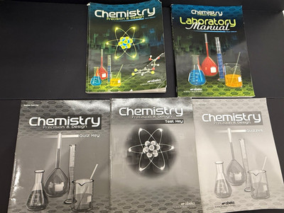 Abeka Chemistry: Precision & Design 3rd Ed Student Text + Lab Manual Quiz/Test