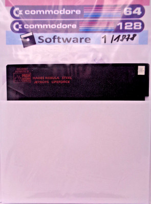COMMODORE 64/128 -- HADES NEBULA STEEL JETBOYS LIFEFORCE (PRISM LEISURE - DISK)