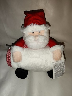 Nicotoy C&A Weihnachtsmann mit Decke stofftier Kuscheltier schmusetier 30cm NEU