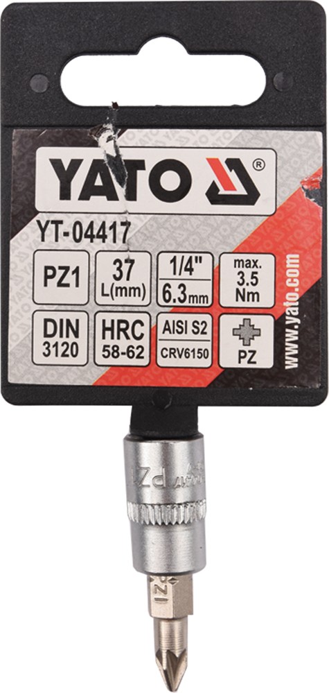 2x ✅Fits YATO NARZ�DZIA YT-04417 ""SOCKET BIT PZ1 1/4"""" L37MM""  ⭐UK Seller⭐