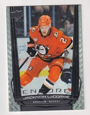2025-26 Upper Deck ENCORE #E-175 JACKSON LaCOMBE Anaheim Ducks