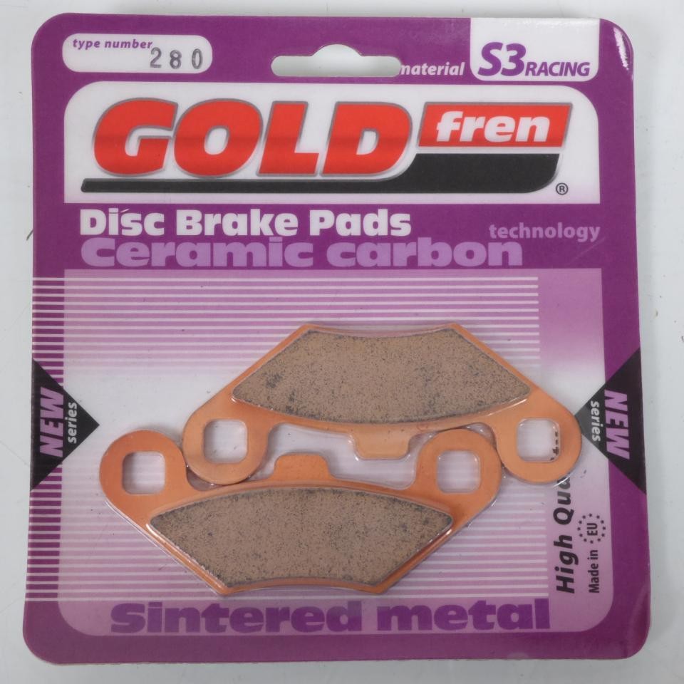 Plaquette de frein Gold Fren pour Goes 625 G I Utx idéale pour la randonnée et le franchissement