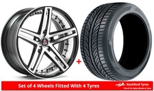 Alloy Wheels & Tyres 22" Axe EX20 For Rolls Royce Wraith 14-23