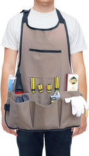 Garden Apron Woodworking Apron Adjustable for Men Women,Gardening Apron with 14