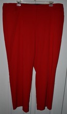Worthington Women s Red 2 Pocket Perfect Trouser Size: 24W