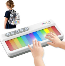 Pianoforte Elettronico Giocattolo per Bambini 2+ Anni, Regali Natale, Tasti Touc