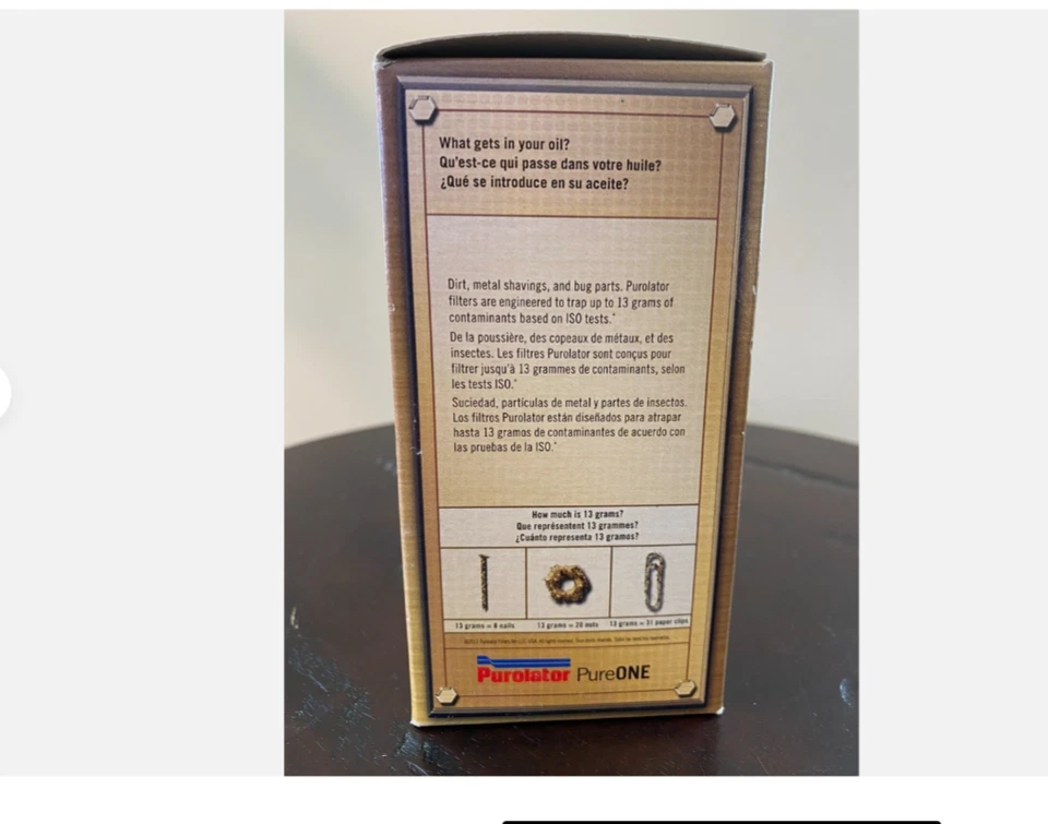 Filtro de aceite de motor Purolator One PL25276 apto para Select Chrysler Mercedes Benz Foto 3 de 3