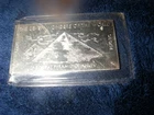 Silver Bar Rare Vintage  300 GRAINS .999 Silver The Kentucky Mint Egypt