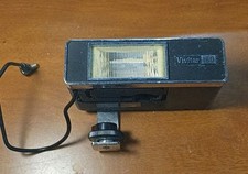 Vintage Vivitar 160 Camera Flash w/ PC Sync Cord Hot Shoe Mount Untested