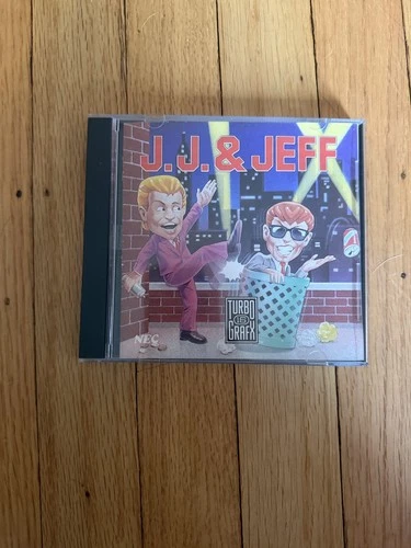 JJ & Jeff TurboGrafx 16 Game with Manual and Sleeve