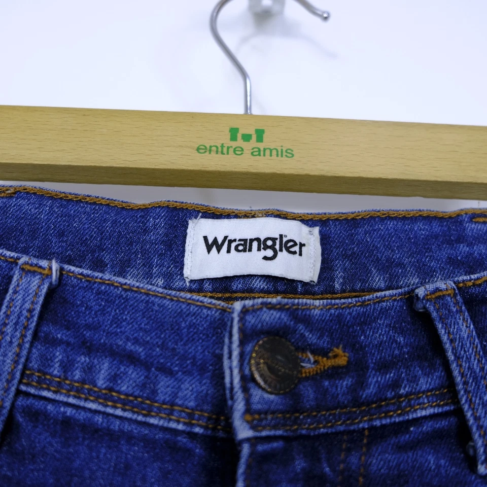 Wrangler Texas Jeans Uomo Taglia W32 L30 Cotone Denim Casual Comodo Vintage Logo - Imagen 3 de 4