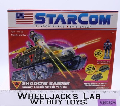 Shadow Raider Starcom 1987 Coleco Vintage Action Figure Vehicle NEW SEALED