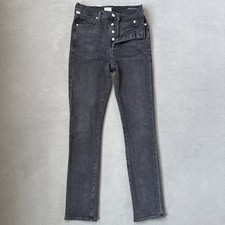 Citizens of Humanity Olivia Jeans Womens 25 Black High Rise Slim Premium Vintage
