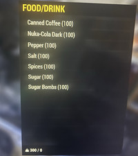 FALLOUT 76   Small Food/Spice Ingredients Bun...