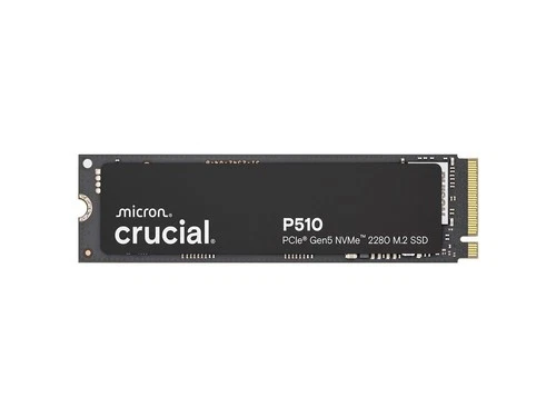 Crucial P510 1TB Gen5 NVMe SSD, Up to 11,000 MB/s, PCIe 5.0 M.2 2280 SSD, Intern